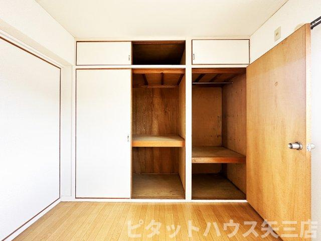 平野マンションの収納|小物を収納するのに便利です