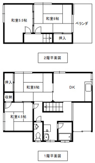 【間取り】 | 坊島5丁目　11-5