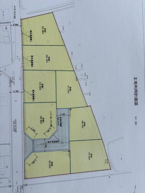 宇都宮市中里町　226.49㎡　売地