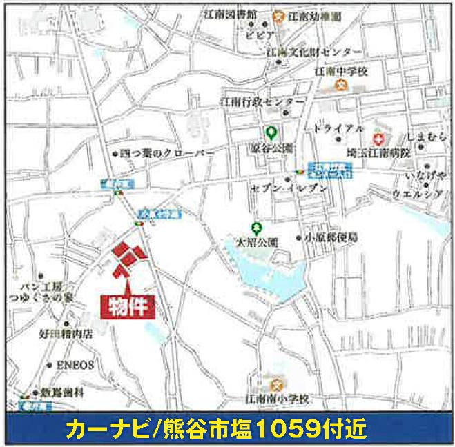 熊谷市塩　AiTOWN　全17区画9邸の地図