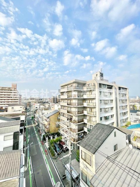 朝日プラザ北田辺の展望|◆思わず伸びをしたくなるような開放感あふれる眺望！
