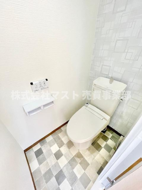 朝日プラザ北田辺のトイレ|◆温水洗浄便座付きのお手洗いです♪
