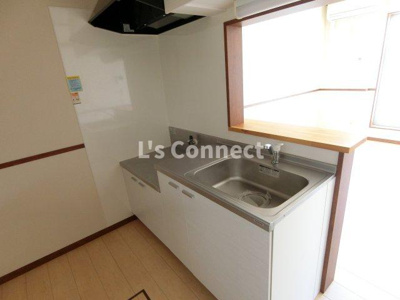 【キッチン】 | グランフォーレタウン | ２口ガスコンロ設置可能な対面キッチン。