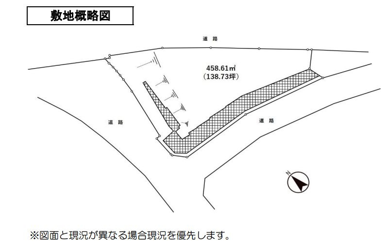 厚木市愛名　売地の土地図|区画図「厚木市愛名売地」
