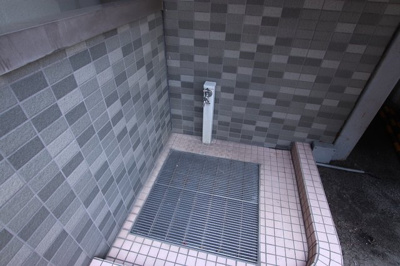 ペット足洗い場