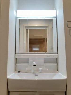 【洗面所】 | アリビオＡ | 広い洗面スペース