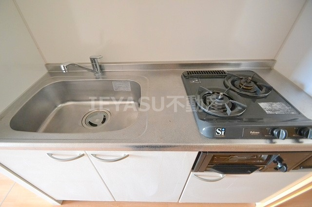 リーベングランツ平和大通りのキッチン