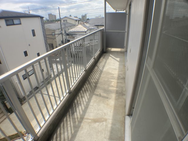 グレーストーエイのバルコニー|広々としたバルコニーです