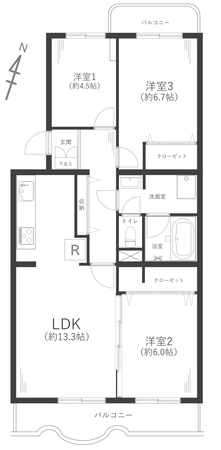 磯子レインボーハイツ3-1号棟