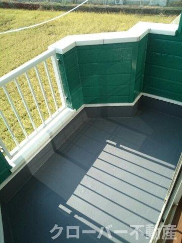 エヴァーグリーン　Ｂのバルコニー