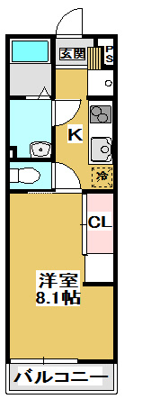 【間取り】 | サンマリノ | 間取りです