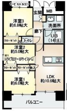 ベリー海老江の間取り