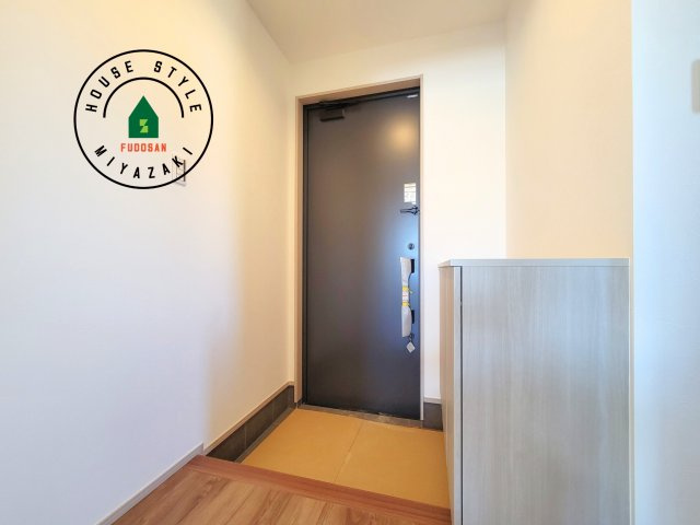 宮崎市フォレクス中西町第2-1棟（1号棟）の防犯設備|二重ロックでしっかり防犯対策ができます。