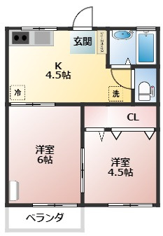 【間取り】 | ハイム安井C
