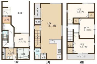 【間取り】 | AVANINA灘南通５丁目（B・C号地） | C号地