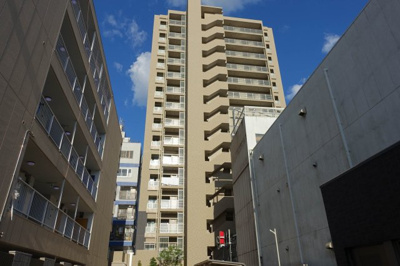 【外観】 | プレサンスロジェ天満橋リバーテラス | アクセス良好の築浅マンションです。大川も近く、都心ですが緑豊かな住環境です。