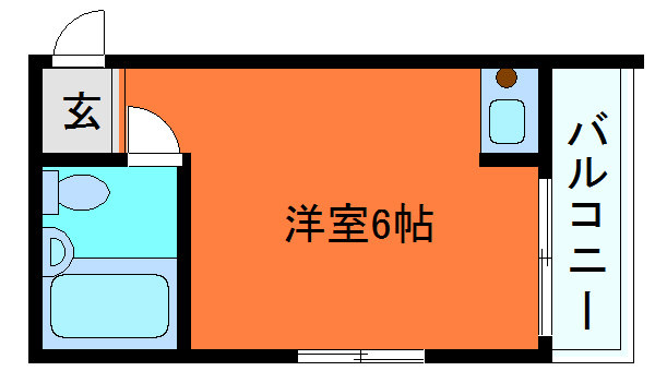 岡本ビラの間取り