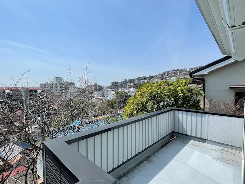 甲陽園山王町 中古戸建のバルコニー|2階バルコニーからの南西側眺望