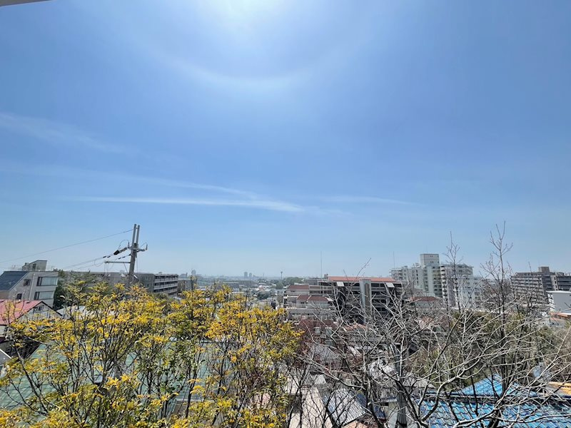 甲陽園山王町 中古戸建の展望|2階バルコニーからの南東側眺望