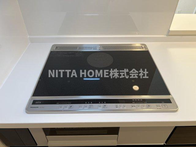 デスパシオ氷上Ⅱのキッチン|ＩＨヒーター付きでお料理の幅が広がりますね◎