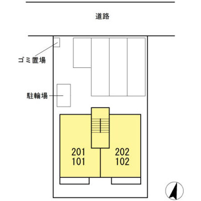 【区画図】 | マイローズ松浜