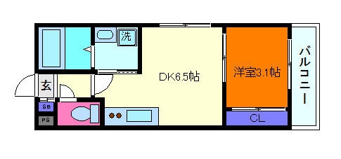 ハーモニーテラス青木Ⅲの間取り
