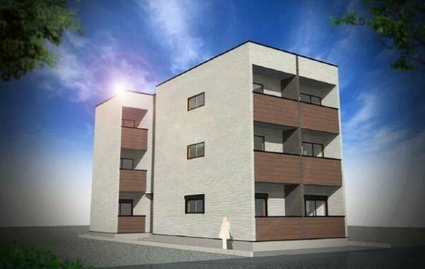 ハーモニーテラス青木Ⅲの外観パース