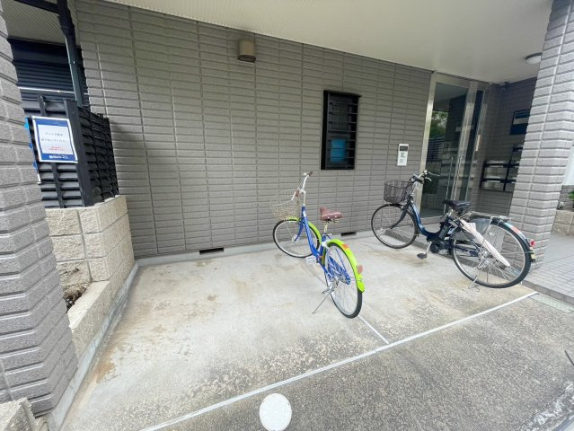 リンデンハイムのその他共用部分|駐輪スペースです