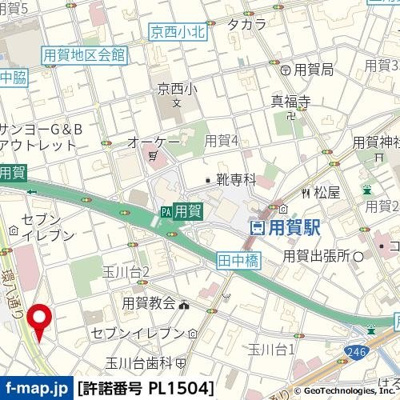 【地図】 | クレヴィア用賀