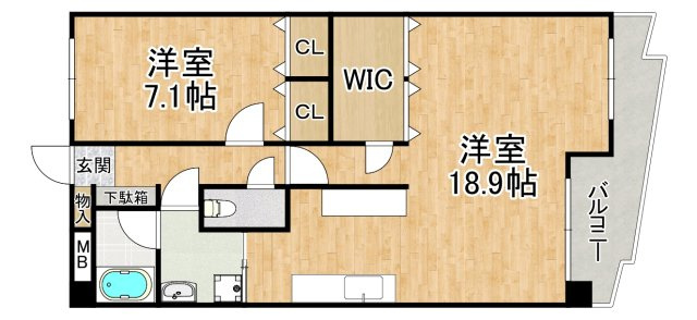プレセランス西明石の間取り