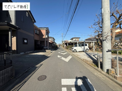 【前面道路含む現地写真】 | 深谷市上野台　中古住宅   | 現地(2026年2月撮影)