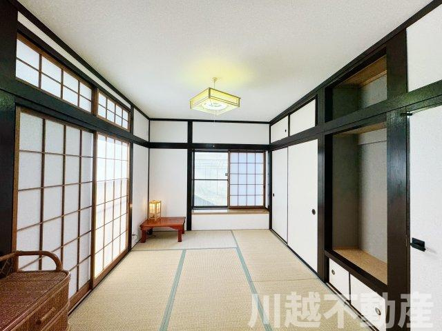 タクトホーム施工のフルリノベ中古戸建の和室|モダンな印象の１階和室