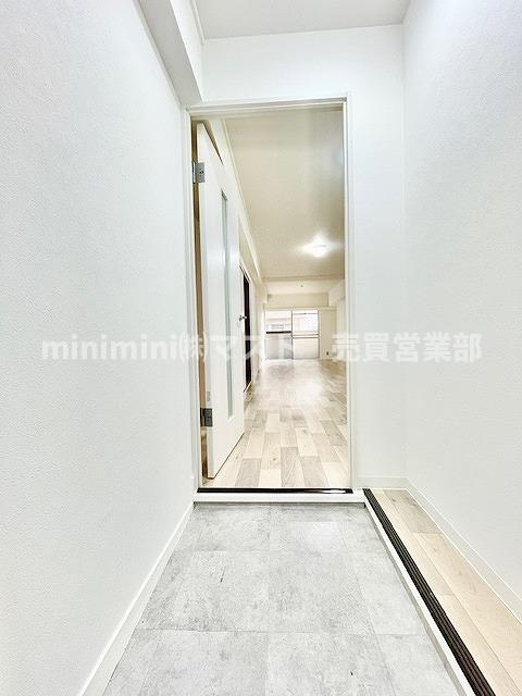 コーポあびこの玄関