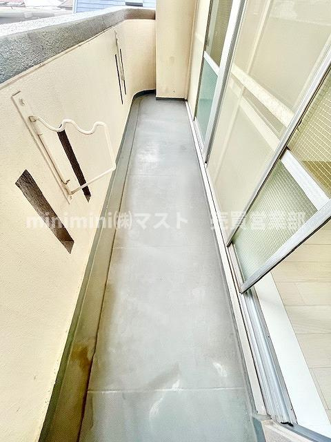 コーポあびこのバルコニー