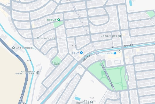 神戸市北区筑紫が丘　第3期　新築一戸建ての地図