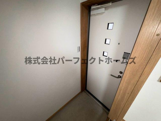 東大利町戸建　賃貸の玄関|きれいな玄関です
