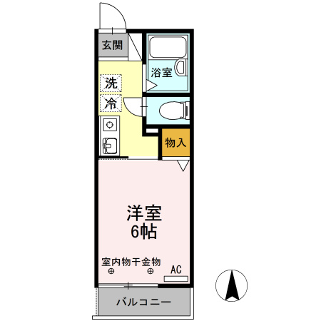 【間取り】 | ハミング南牛川 | 使いやすい間取りです。
