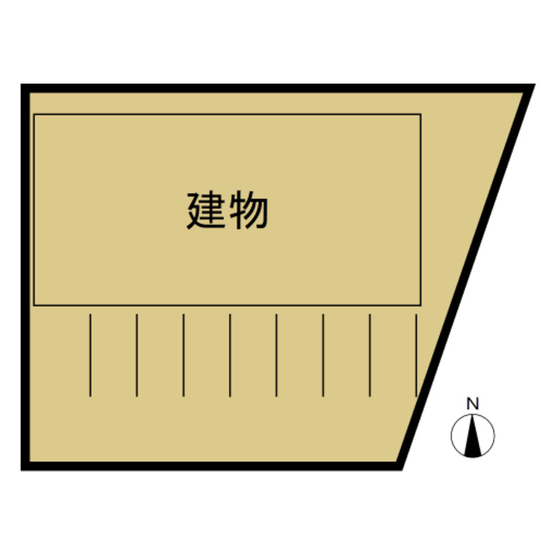 ヱヶ屋敷貸店舗の区画図