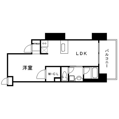 神戸市中央区加納町２丁目の賃貸マンションの間取り