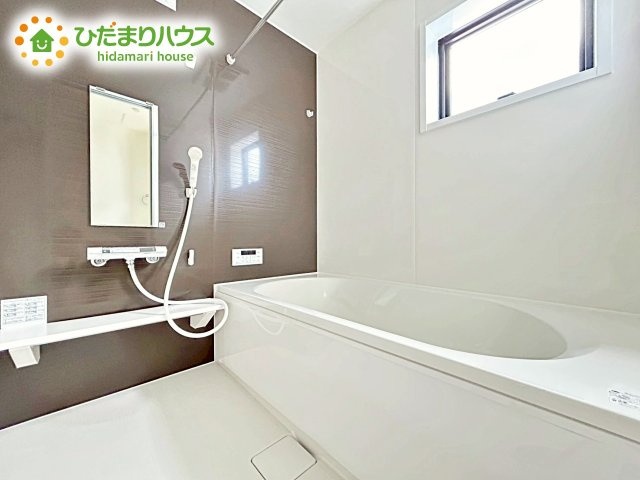 【浴室】 | 笠間駅前1期　新築戸建　1号棟 | 1日の疲れをほぐす、とっておきのリラクゼーションタイムを楽しむバスルーム。 美しく、機能的なデザインを採用、清潔感あふれる心地よい空間づくりにこだわりました。