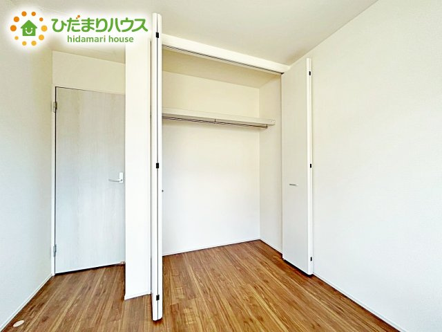 【収納】 | 笠間駅前1期　新築戸建　1号棟 | 全室にクローゼットが付いていて、お部屋の住空間もスッキリ広々つかえそうです(^^)/
