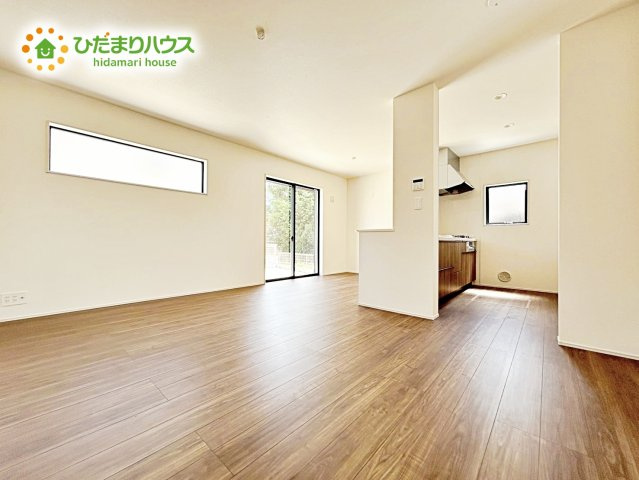 【居間・リビング】 | 笠間駅前1期　新築戸建　1号棟 | 大型テレビに大型ソファー(^^)どんなインテリアにするか考えただけでわくわくしますね！