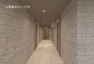 【ロビー】 | 共用部は室内廊下のホテルライク仕様