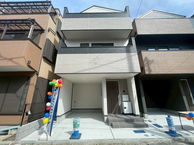 横浜市鶴見区下野谷町4丁目 新築戸建て【仲介手数料無料】の外観