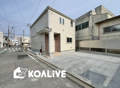 【外観】 | 前橋市表町　新築住宅 | 完成済み！いつでも新生活を始めることができます。
開放感ある4LDK！
陽当り、風通しも良い暖かな住まいです。
KOALIVE （コアライブ）【0120-919-727】