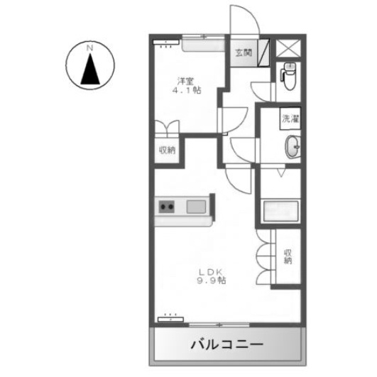 【間取り】 | クレシアＢ