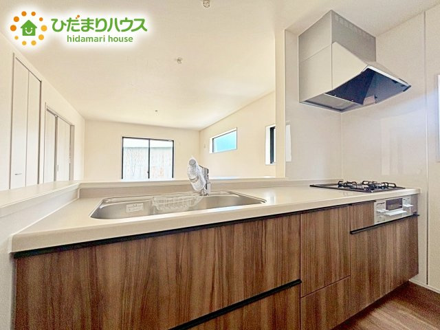 【キッチン】 | 笠間駅前1期　新築戸建　4号棟 | ご家族と会話しながら、お料理だって出来ちゃいます☆彡