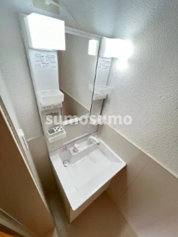 橋本マンション（田能）の洗面所