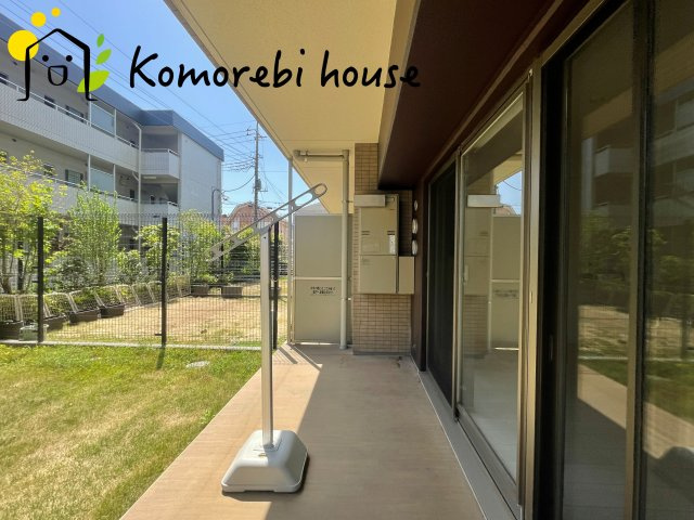 アンビシャス上尾のバルコニー|落ち着いた時間を過ごせるバルコニーです