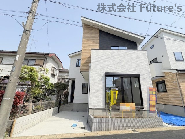流山市加4丁目　新築戸建　全2棟　1号棟の外観|2025年3月築の新築分譲住宅